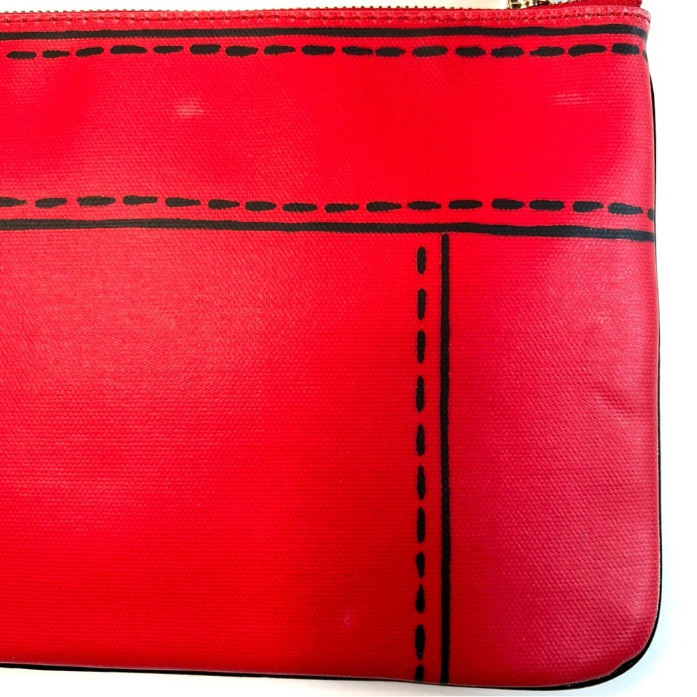 Rare Kate Spade Postmark Zipper Clutch Flat Pouch - Picture 11 of 14